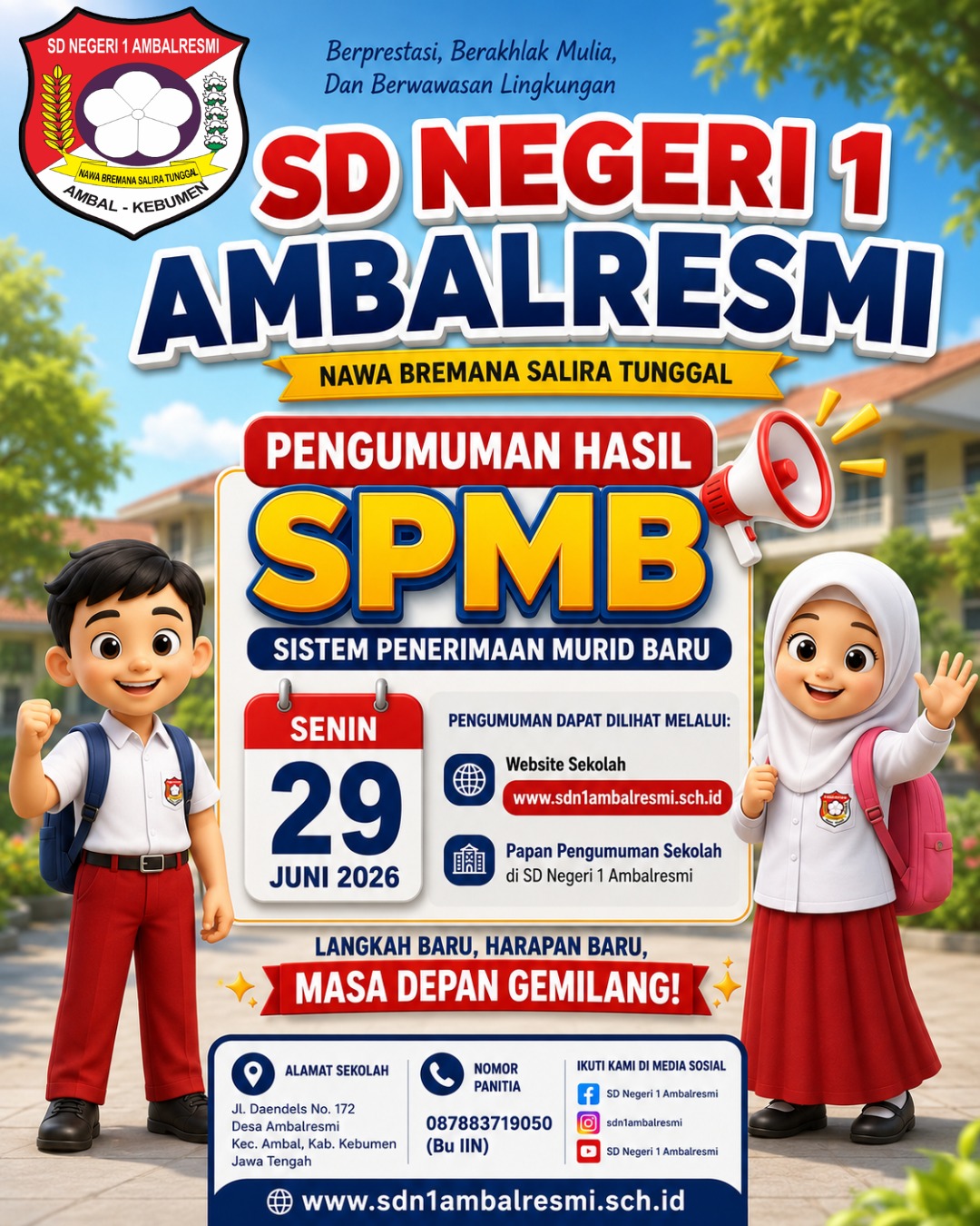 Poster Pengumuman SPMB